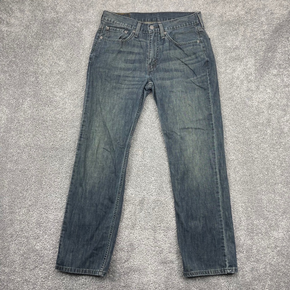 Levis 514 Jeans Mens 30x29 Straight Fit Denim Medium Wash 5 Pocket